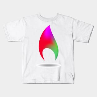 Letter A rainbow style Kids T-Shirt